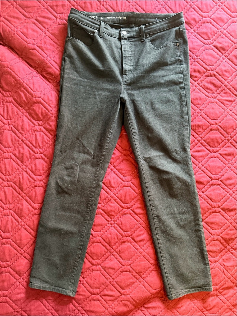 Talbots Black Straight Leg Jeans